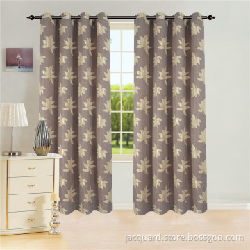 Polyester Gromet Jacquard Curtain